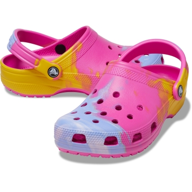 Crocs Sandale Classic Ombre Clog pink/multi Damen - 1 Paar